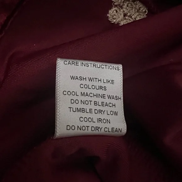 LENNI The Label Chromatic Velvet Jumpsuit in Wine Red Size XS - Picture 10 of 12